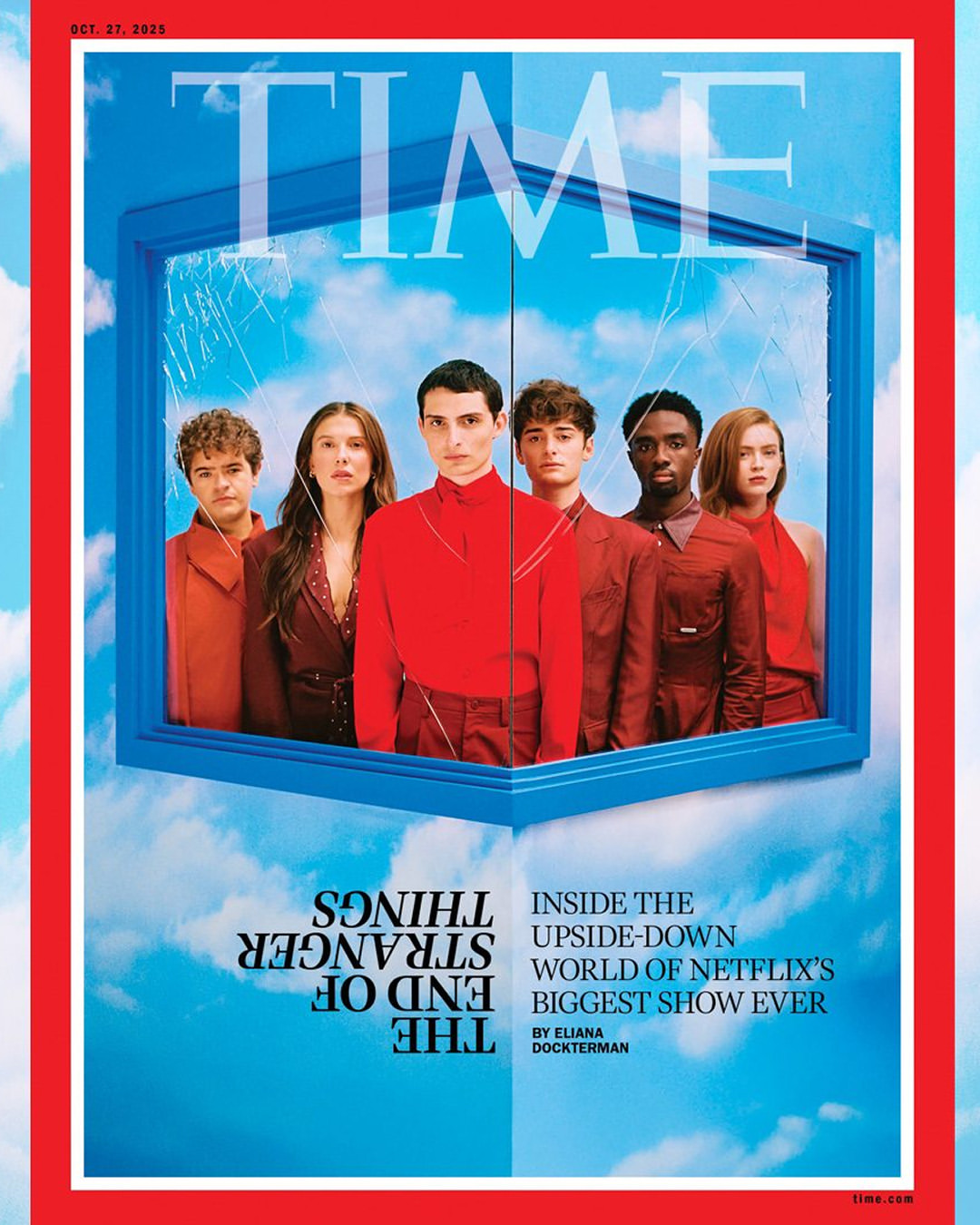 The cast of Stranger Things, in frame and in focus for TIME Magazine.⁠
⁠
Shot at PIER59 Studios.