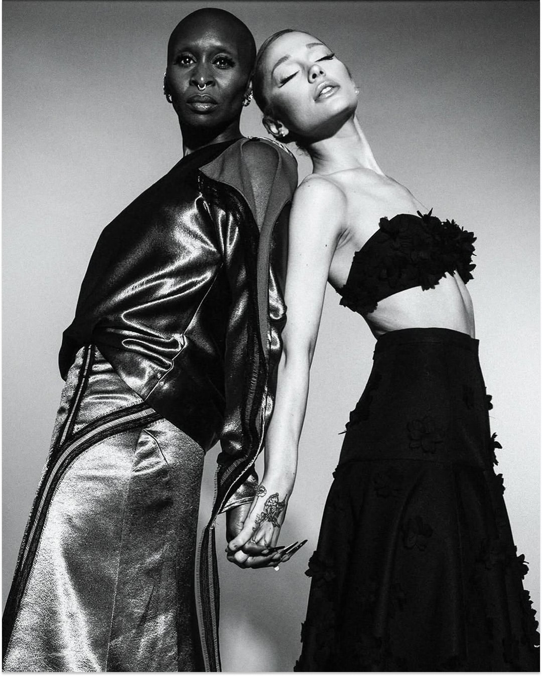 Another look at @arianagrande and @cynthiaerivo in the studio, whose iconic influence carries through every chapter of Wicked.⁠
⁠
Shot at PIER59 Studios.