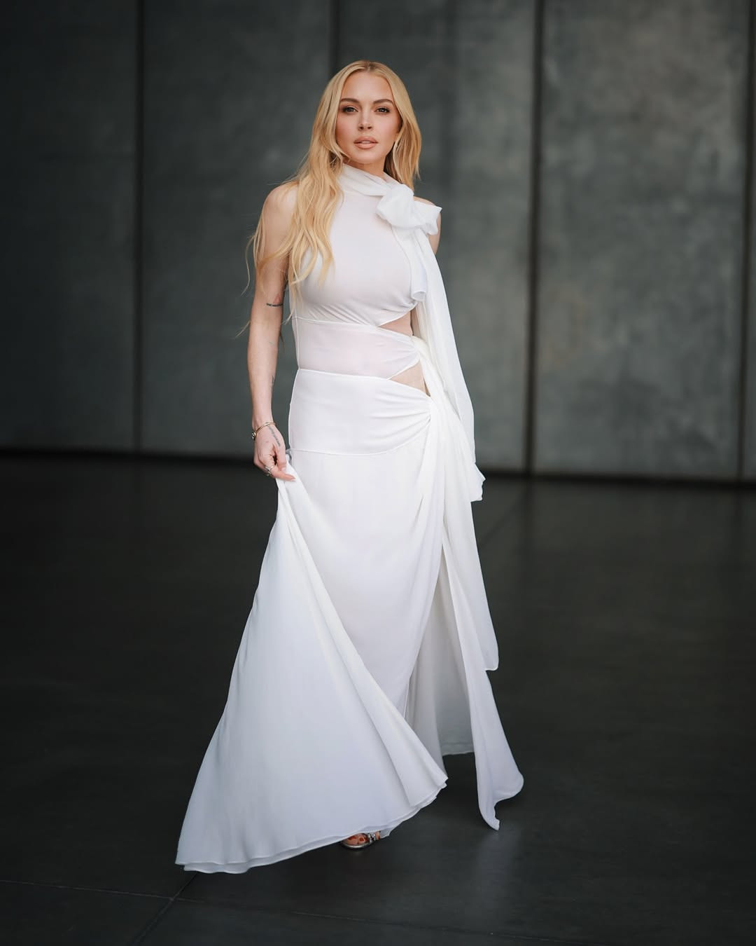 Lindsay Lohan in the studio, effortless and iconic.⁠
⁠
Shot at PIER59 Studios.