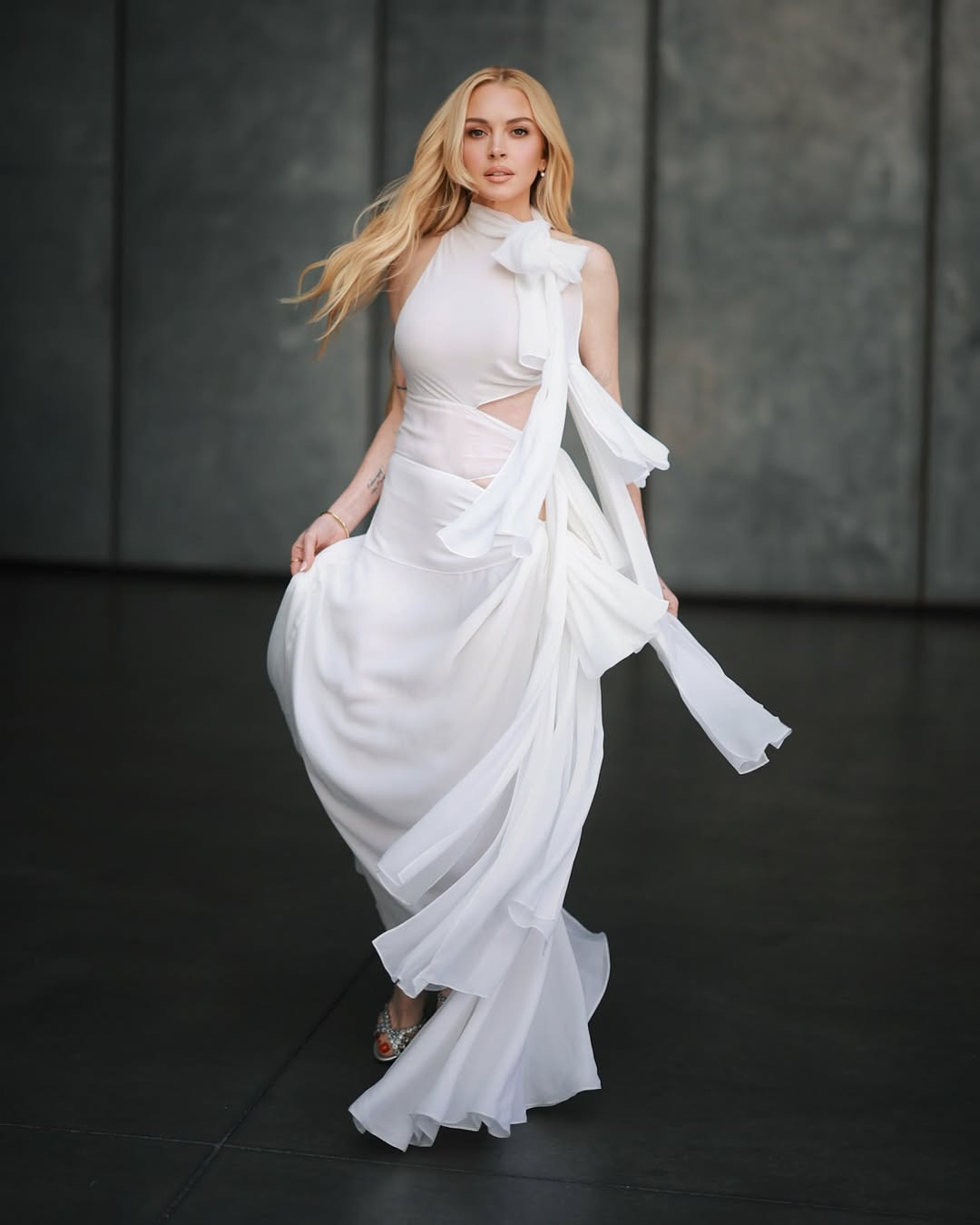 Lindsay Lohan, in focus and in her element.⁠ A quiet frame with loud presence.⁠
⁠
Shot at PIER59 Studios.