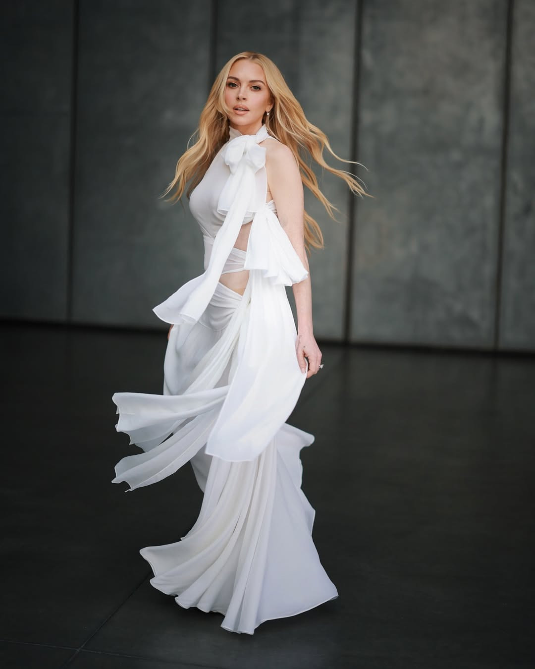 Lindsay Lohan, in focus and in her element.⁠ A quiet frame with loud presence.⁠
⁠
Shot at PIER59 Studios.