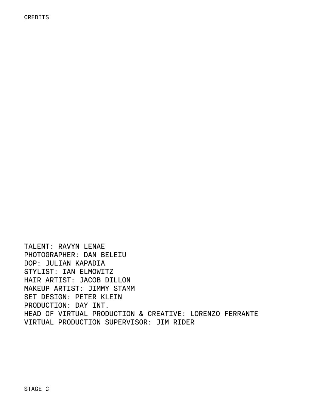 Ravyn Lenae for Coach, in a holiday scene made entirely in-studio.⁠
Brought to life through Virtual Production in Stage C.⁠
⁠
Shot at PIER59 Studios.