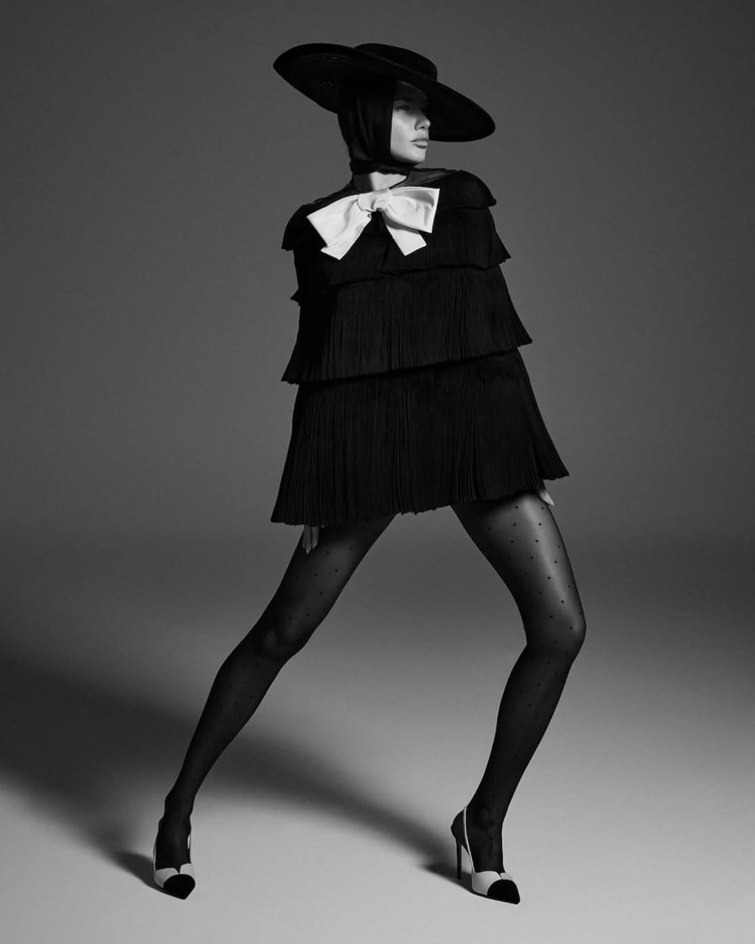 Adriana Lima, bringing her iconic supermodel energ...