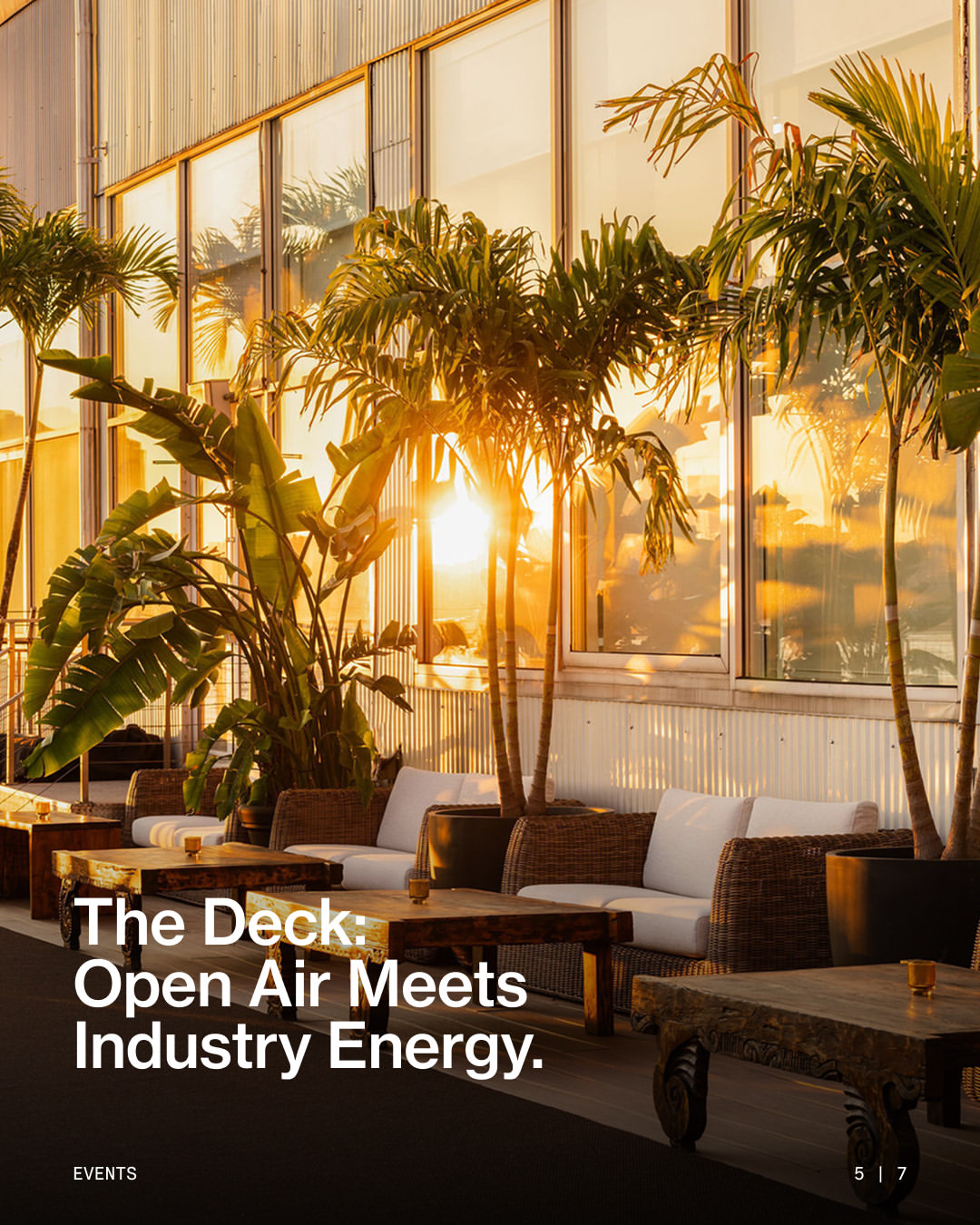 From brand spectacles to intimate premieres, PIER59 Studios sets the stage.⁠
⁠
Our Chelsea campus is designed for experience — 110,000 sq. ft. of adaptable event space, sweeping Hudson River views, full-service catering, covered decks, and Virtual Production with LED screens that turn any idea into impact.⁠
⁠
When it has to look and feel unforgettable — it starts here.