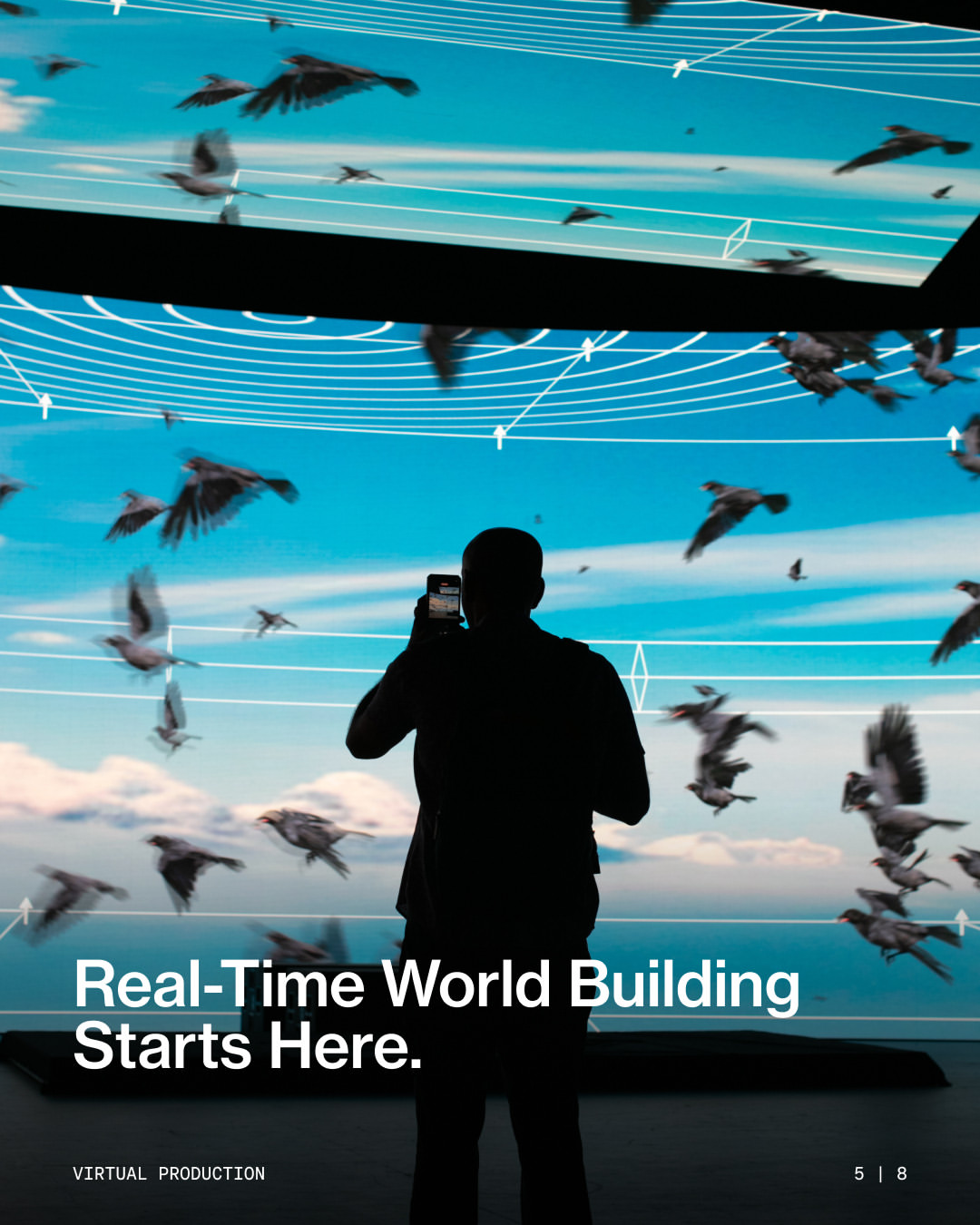 We don’t green screen. We world build.⁠
⁠
At PIER59 Studios, our LED Megawall — the largest in the Northeast — brings environments to life with 25 million pixels of pure potential. Paired with Unreal Engine, Disguise servers, and precision camera tracking, our virtual stages let productions go anywhere, anytime, without ever leaving Chelsea.⁠
⁠
Full immersion. Total control. Future-proof workflows.