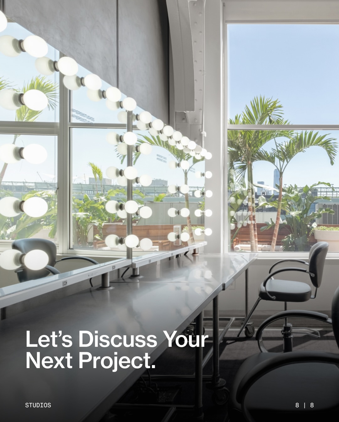 110,000 square feet of possibility.⁠
⁠
With 11 column-free, fully customizable studios, PIER59 Studios is where iconic shoots are made. From daylight-filled spaces to blackout control, motorized grids, and in-house tech support — every square foot is built to elevate the process.⁠
⁠
Whether it’s fashion, film, or art — our studios aren’t just the setting. They’re part of the story.