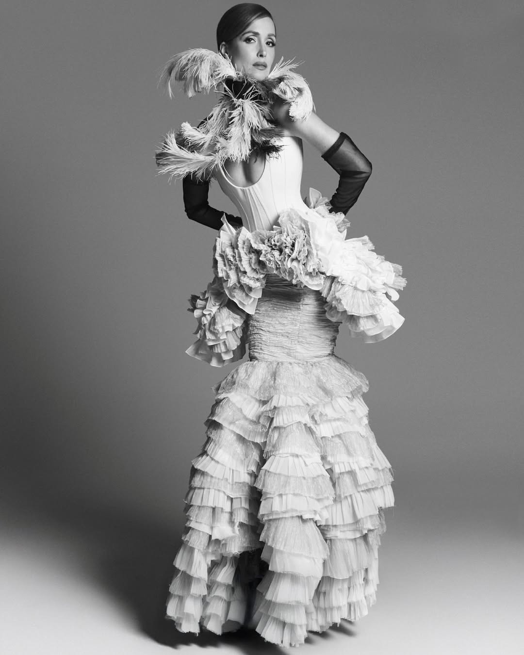 Award-winning actress Rose Byrne in the studio for Tatler Magazine.⁠
⁠
Shot at PIER59 Studios.