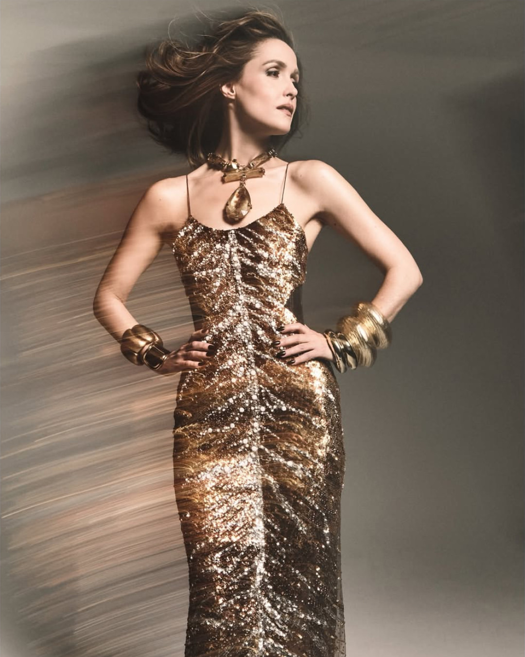 Rose Byrne serving elegance and glamour for @tatle...