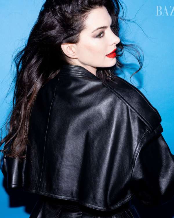 Anne Hathaway for Harper’s BAZAAR.⁠