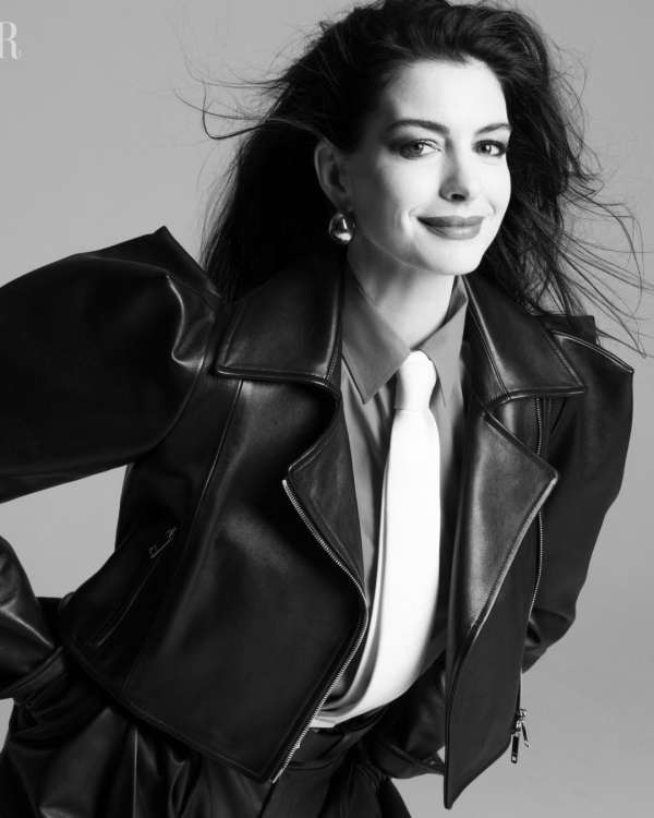 Anne Hathaway for Harper’s BAZAAR.⁠