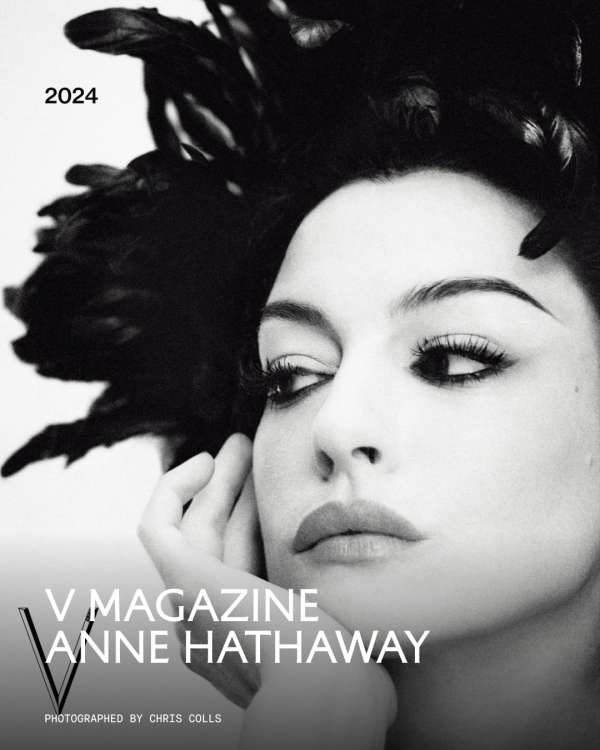 Revisiting Anne Hathaway for V Magazine, fo...