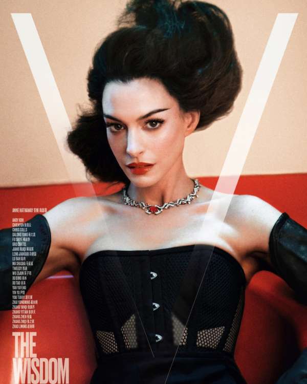 Revisiting Anne Hathaway for V Magazine, fo...