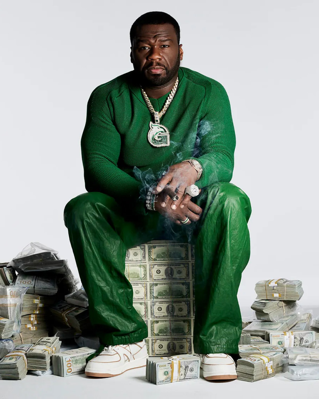 50 Cent for @hollywoodreporter. Shot at PIER59 Studios.⁠ ⁠
⁠
From our archive. One of many productions that shaped visual culture over the last three decades.⁠ ⁠
⁠
Join us as we celebrate 30 years of creativity & technology.