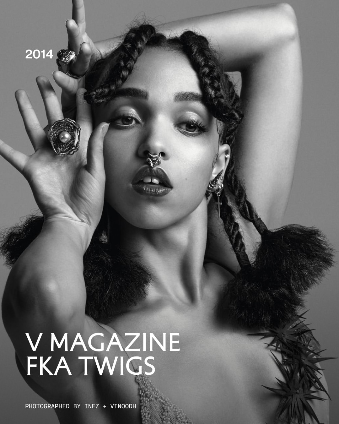 FKA Twigs for V Magazine. Shot at PIER59 Studios i...