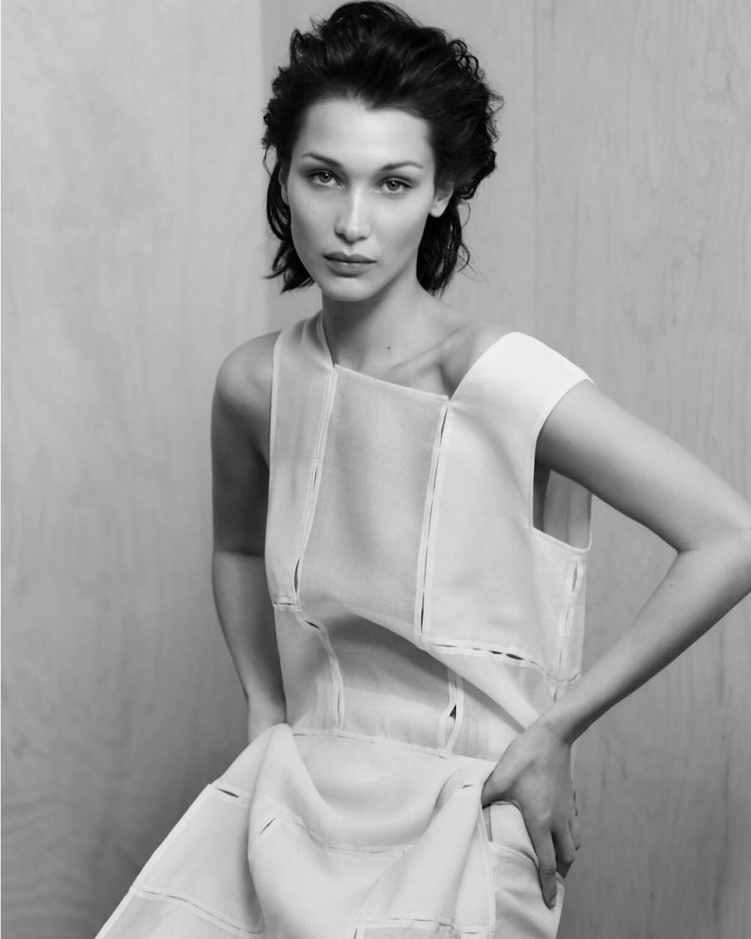 Bella Hadid for Vogue Greece. Shot at PIER59 Studi...