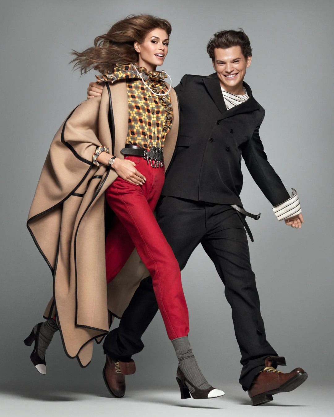 Kaia Gerber and Homer Gere for Vogue’s September 2026 cover.⁠
⁠
Shot at PIER59 Studios.