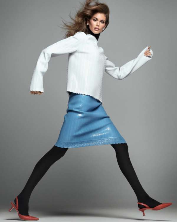 Kaia Gerber and Homer Gere for Vogue’s Sept...