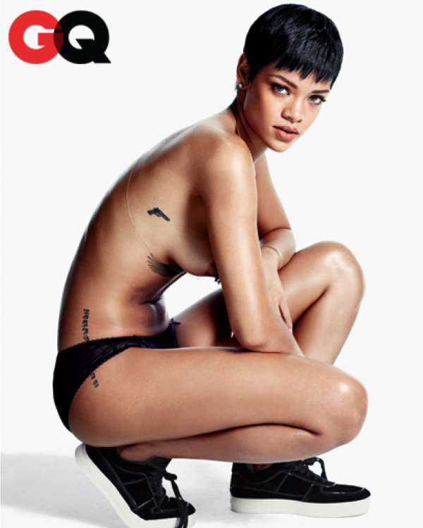 The iconic Rihanna for GQ. Shot at PIER59 S...