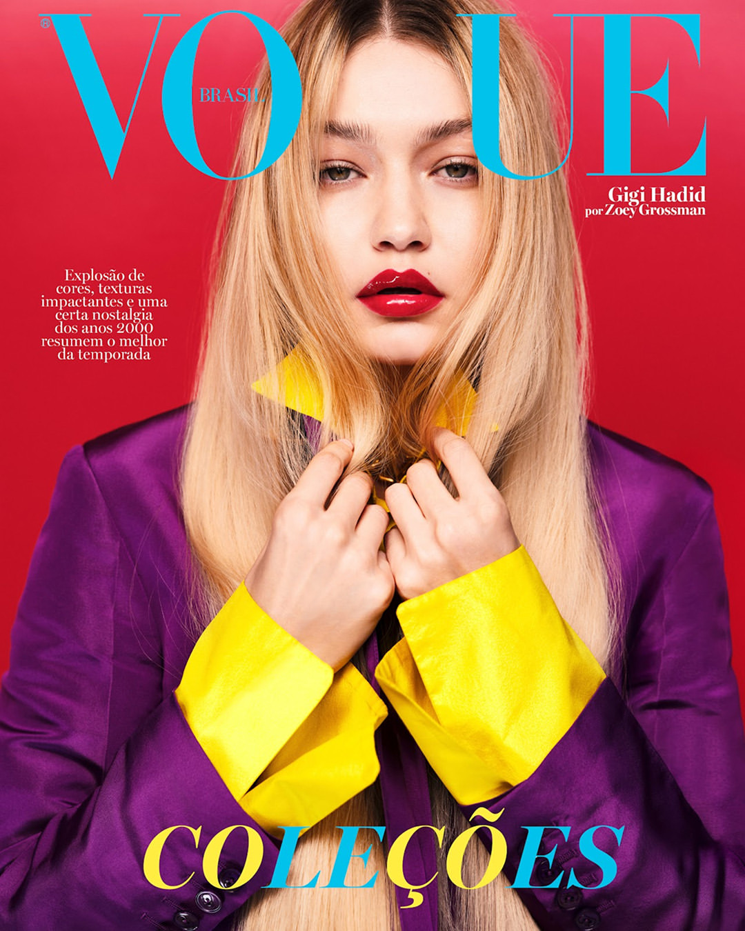 Revisiting Gigi Hadid for Vogue Brasil, in anticip...