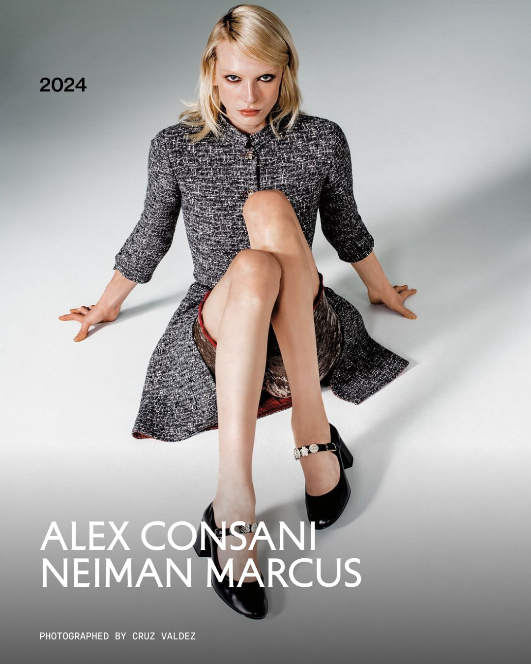 Alex Consani for Neiman Marcus. Shot at PIER59 Stu...