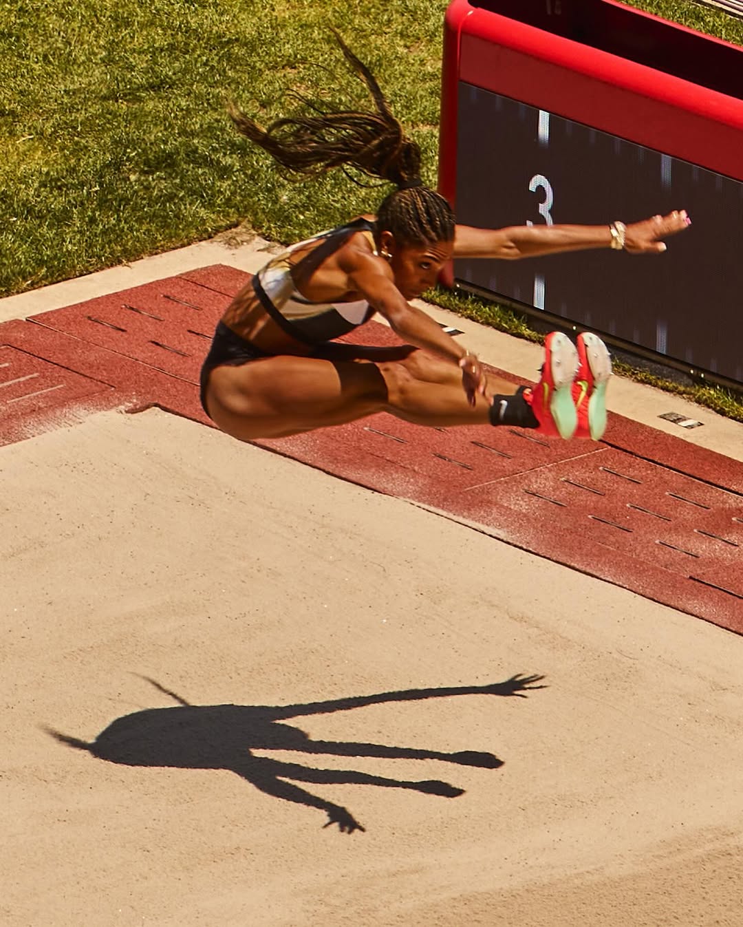 Pip Cowley X Tara Davis-Woodhall for Nike Prefontaine Classic Jul. 25