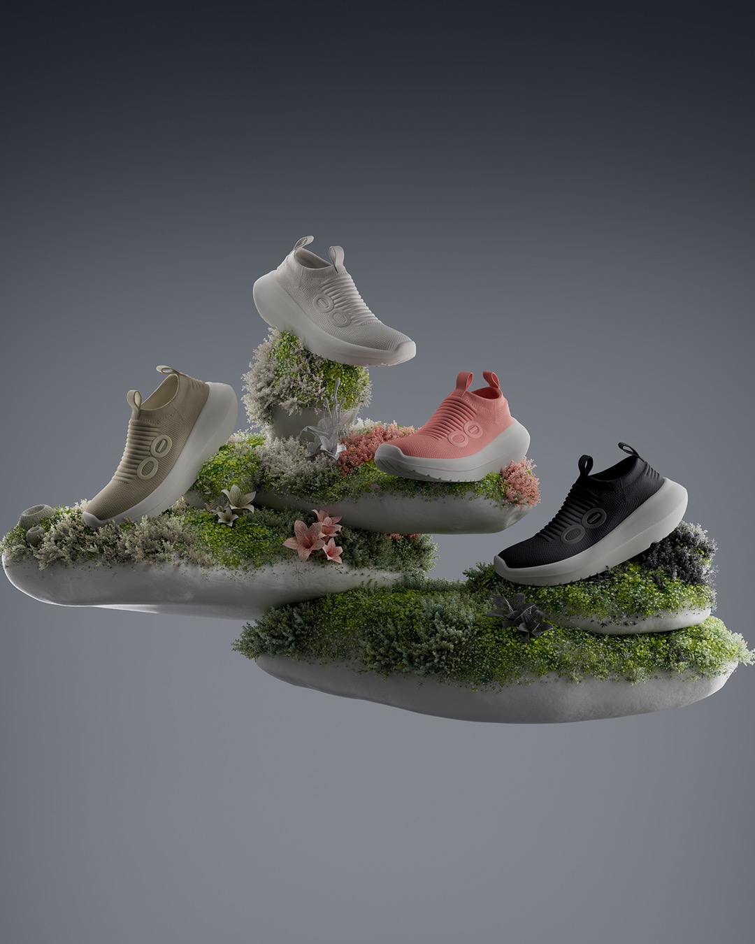 Pleid Studio X OOFOS® Recovery Footwear