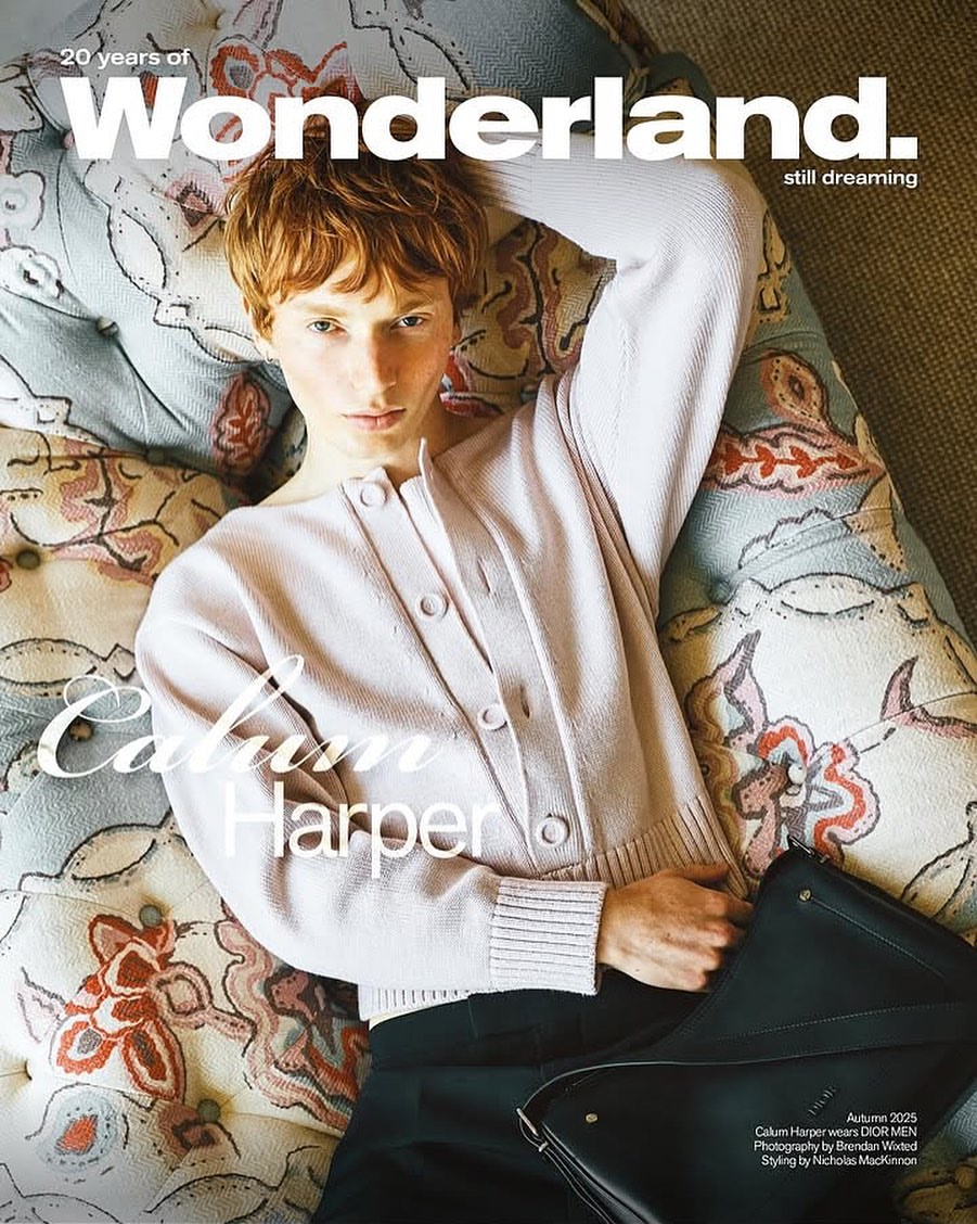 Brendan Wixted X Calum Harper for Wonderland Oct. 25