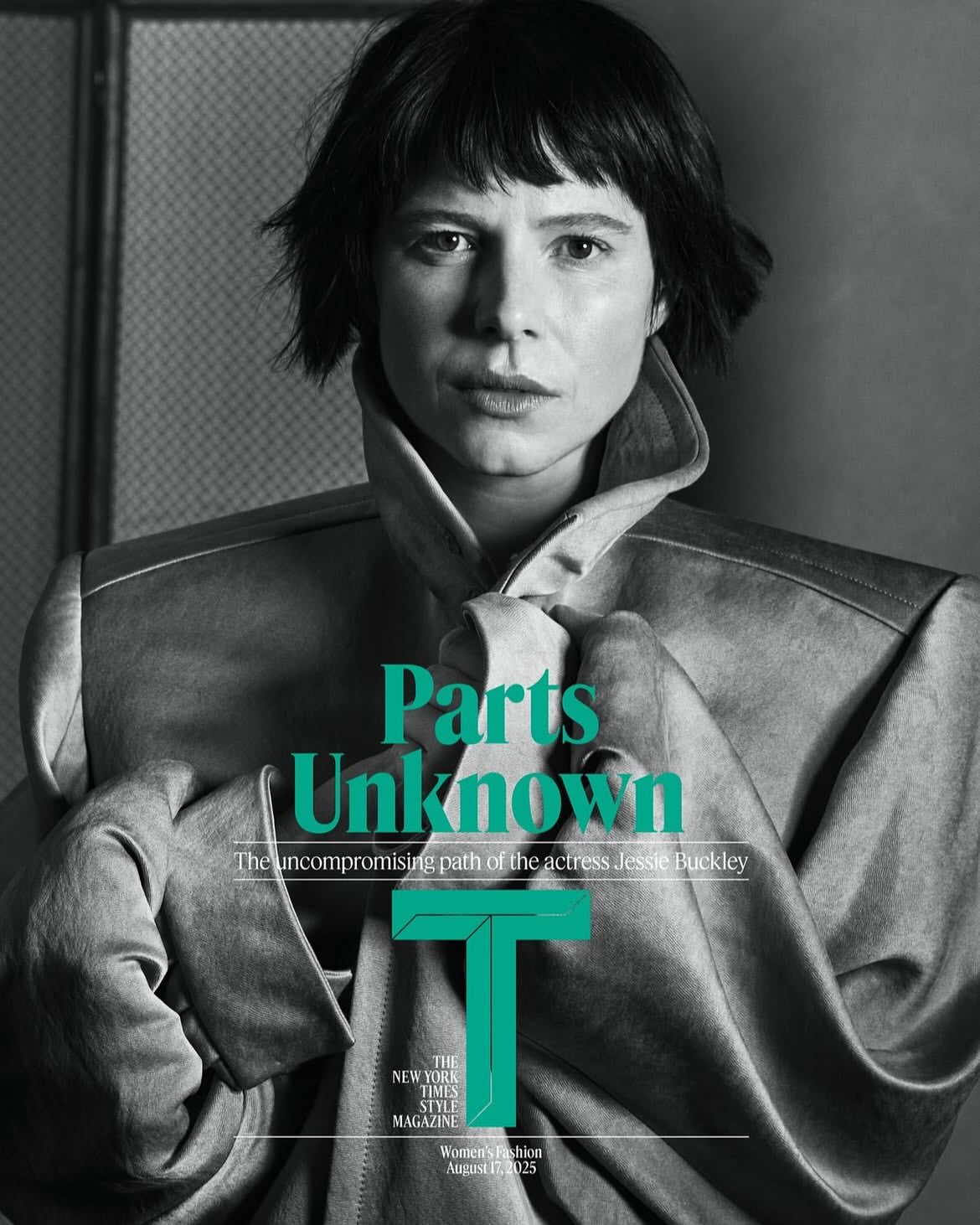 T Magazine Women’s Fashion Issue Cover shot by Craig McDean

Photographer @craigmcdeanstudio @artandcommerce
Publication @tmagazine @patrickli__
Styling @imruh
Talent @thejessiebuckley 
Hair Stylist @hairbyorlandopita
Makeup Artist @francelledaly
Set Design @patienceharding
Production @prodn_artandcommerce

#PRODn #tmagazine #craigmcdean #jessiebuckley #ProducedbyPRODn