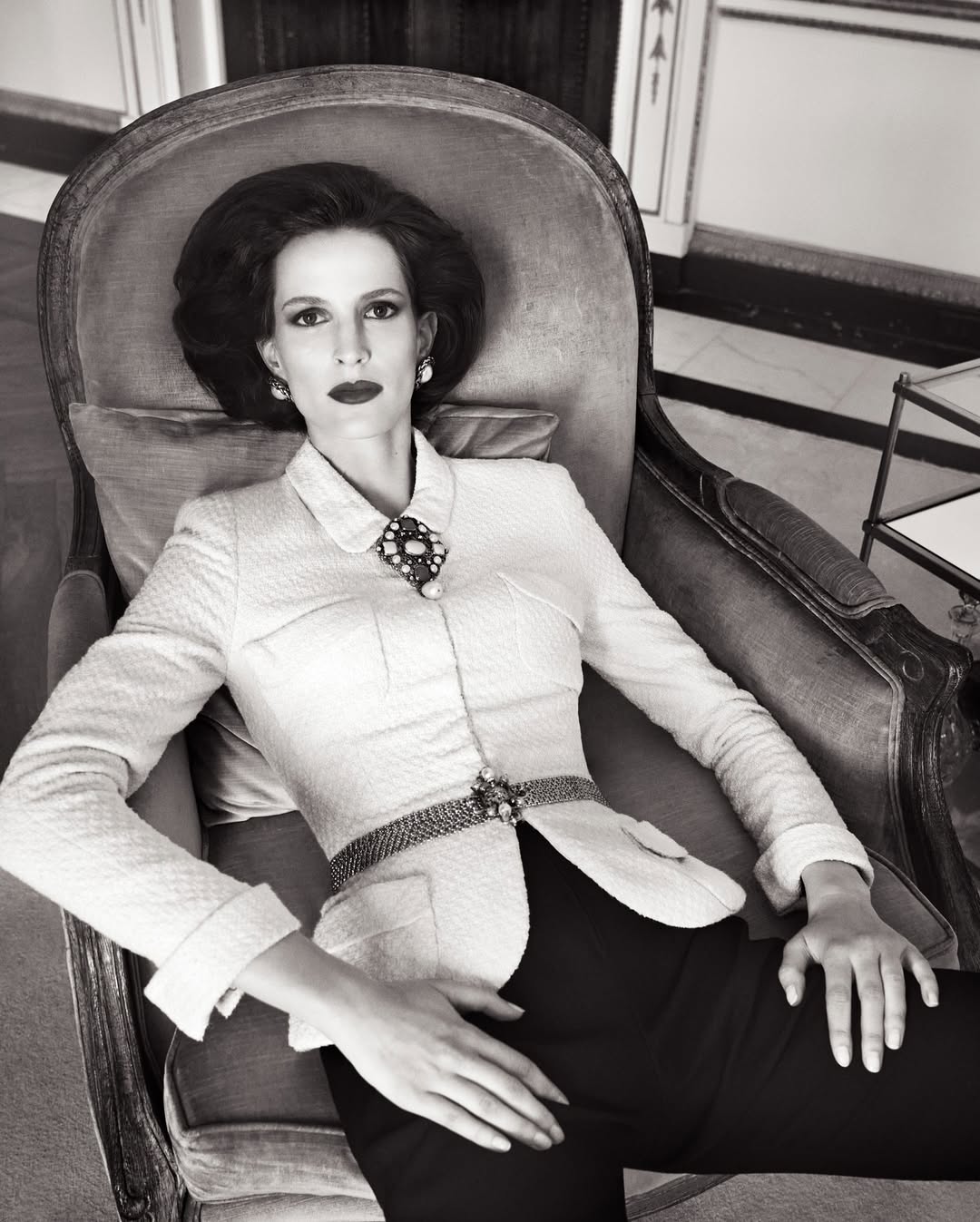 Vogue France September 2025 cover story shot by Steven Meisel 

Photographer @stevenmeiselofficial @artandcommerce 
Talent @jeannecadieu 
Fashion and Image Director-At-Large @alastairmckimm 
Global Creative Director @raulmartinez1024
Hair @guidopalau
Makeup @patmcgrathreal
Manicure @jinsoonchoi
Set Designer @maryhoward_setdesign
Publication: @voguefrance 
Production @prodn_artandcommerce 

#producedbyPRODN #stevenmeisel #voguefrance