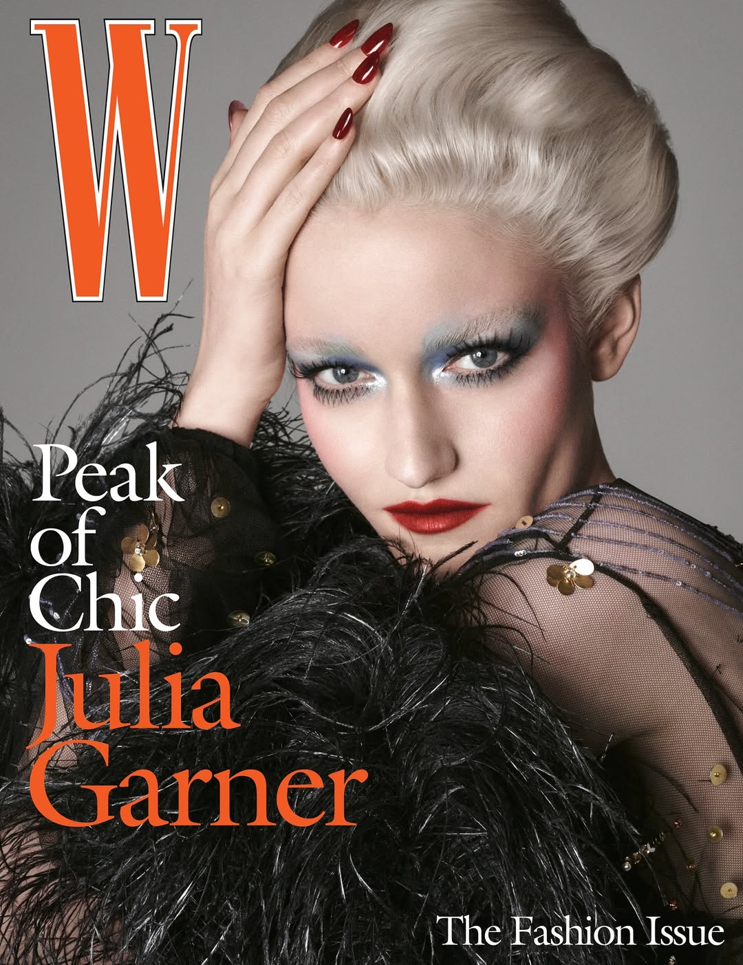 W VOLUME 4: THE FASHION ISSUE Julia Garner cover shot by Steven Meisel for @wmag

Photography: @stevenmeiselofficial @artandcommerce
Talent: @juliagarnerofficial
Styling: #KarlTempler
Editor in Chief: @saramoonves
Visuals & Content Director: @_a_b_g
Creative Directors at Large: @kevintekinel @charleslevai
Makeup: @patmcgrathreal
Hair: @guidopalau
Manicure: @jinsoonchoi
Production: @prodn_artandcommerce