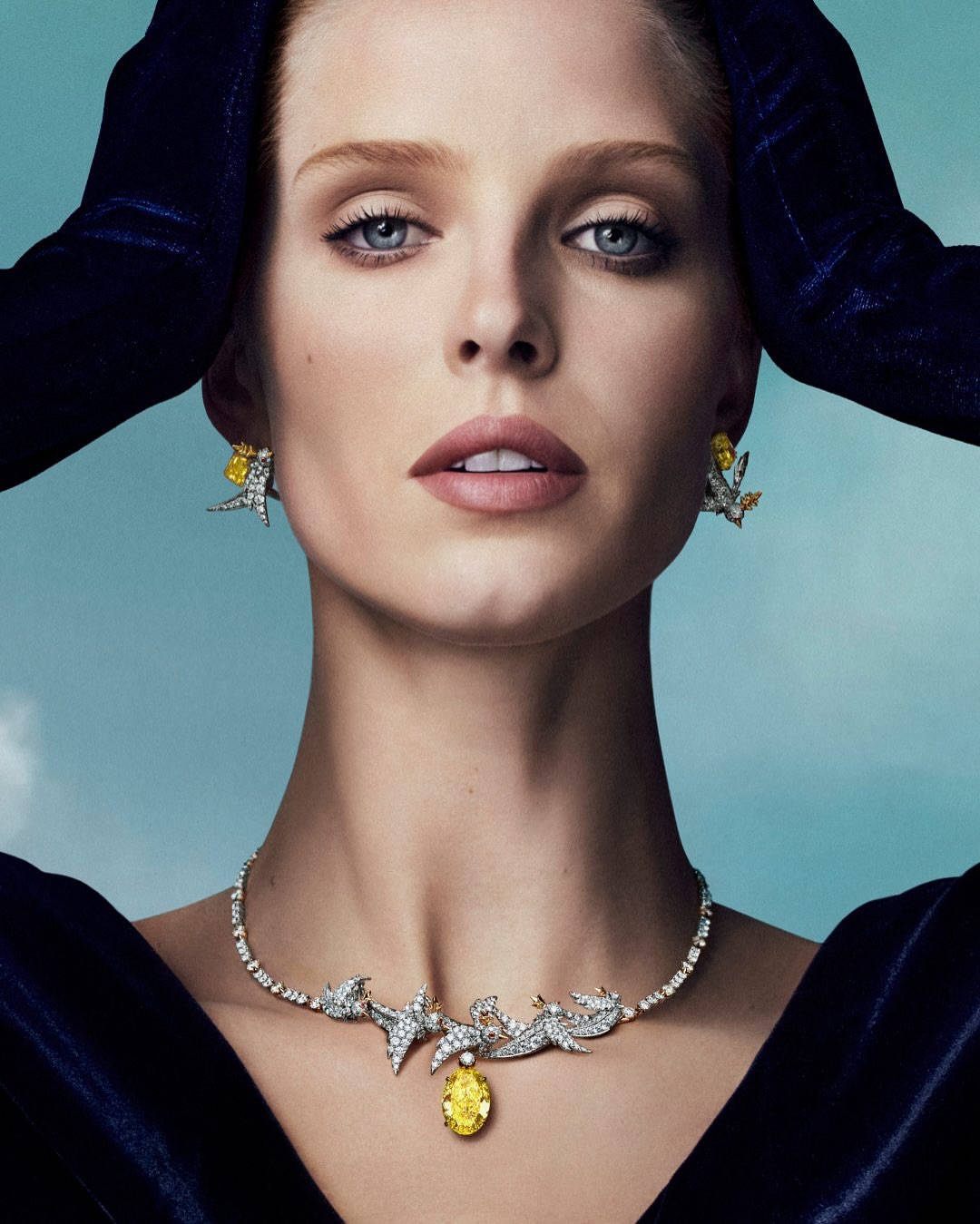 @TiffanyAndCo The Bird on a Rock Collection⁠ shot by Calijn Jacobs and styled by Katie Burnett
⁠
Photographer @CarlijnJacobs⁠
Fashion @KatieBurnett__⁠
Hair @MustafaYanaz⁠
Makeup @SamVisserMakeup⁠
Nails @DeborahLippmann⁠
Set Design @JackrFlanagan⁠
Talent @AbbyChampion
Production @Prodn_ArtAndCommerce⁠
