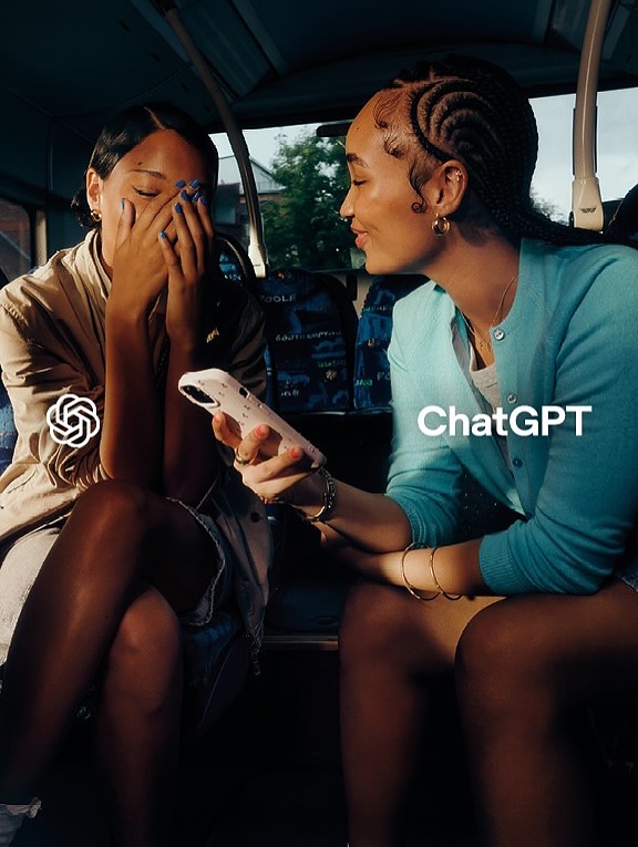 The first brand campaign for @chatgpt shot ...