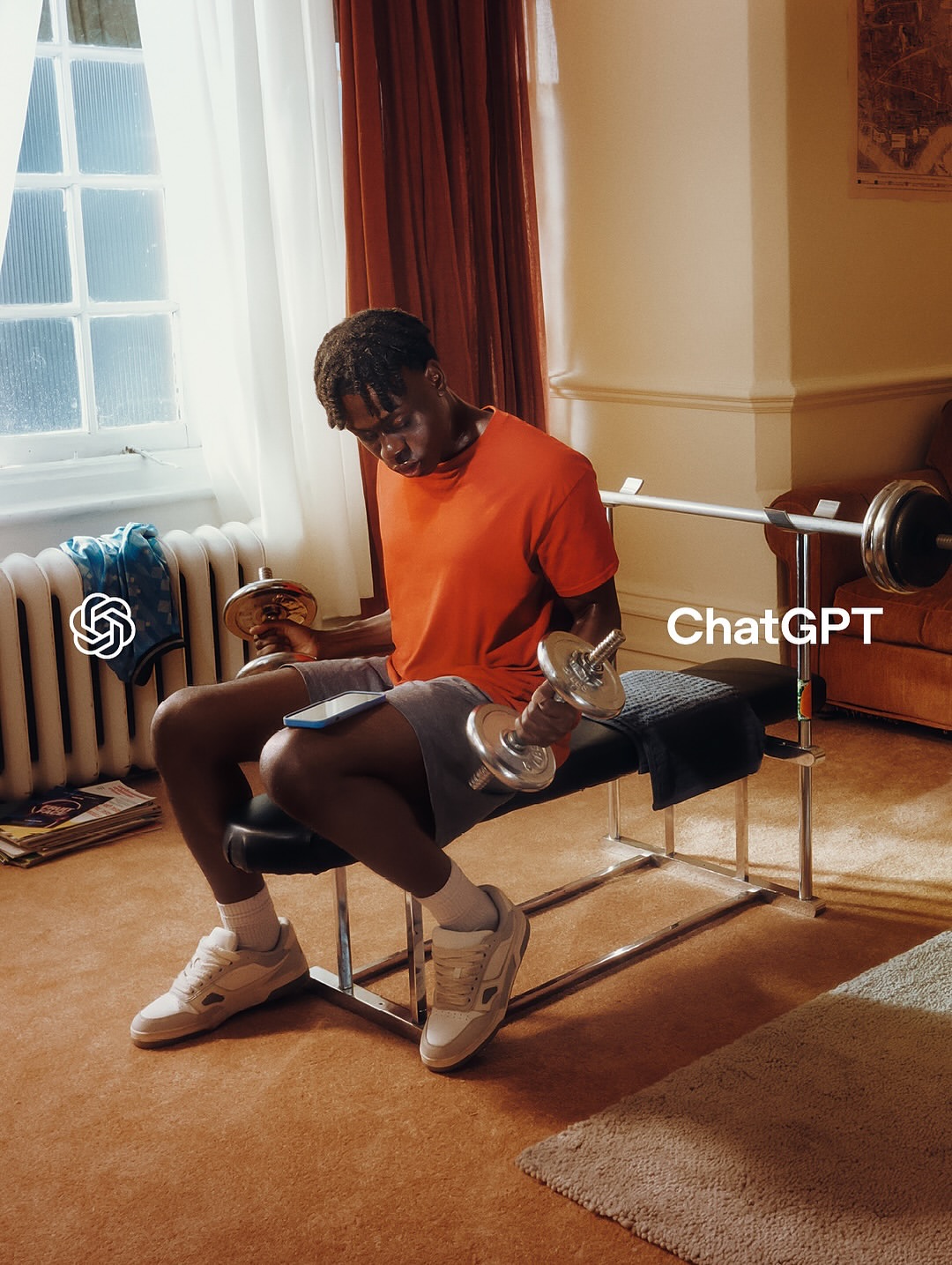 The first brand campaign for @chatgpt shot by photographer Samuel Bradley 

Photographer @samuelbradley
Creative @openai @chatgpt 
Stylist @helgaburrill
Set Design @staci.lee
Hair @_uncle__lee_
Makeup @erngrn
Casting @goodcatch_
Executive Production @prodn_artandcommerce
Local UK Production @zrdproduction