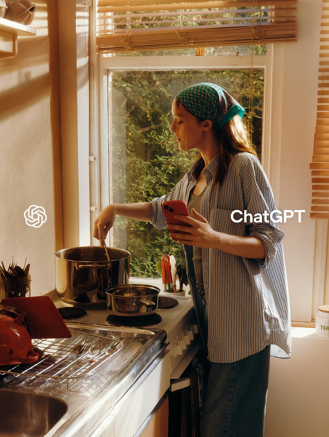 The first brand campaign for @chatgpt shot by photographer Samuel Bradley 

Photographer @samuelbradley
Creative @openai @chatgpt 
Stylist @helgaburrill
Set Design @staci.lee
Hair @_uncle__lee_
Makeup @erngrn
Casting @goodcatch_
Executive Production @prodn_artandcommerce
Local UK Production @zrdproduction