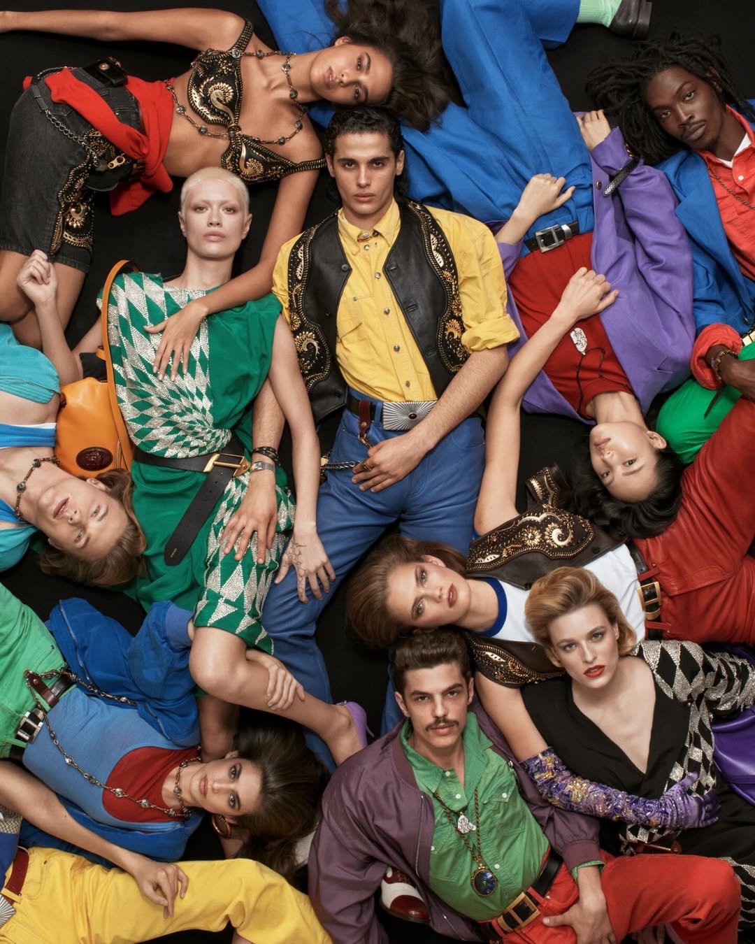 @Versace Spring Summer 2026 campaign by Steven Meisel

Photographer @stevenmeiselofficial @artandcommerce
Creative @beg00dstudios @linakutsovskaya 
Stylist @jenny.shoo.pumps
Makeup @patmcgrathreal
Hair @guidopalau
Set @maryhoward_setdesign
Production @prodn_artandcommerce
Casting @julialangecasting
Talent Emilia, Souleymane, Aymen, Lil, Yun Seo, Alyssah, Anthony, Wilda, Katherine, Francesco, Cala, Cai, Jordan, Nyawurh, Carolina, Santiago, Ruben