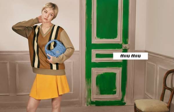 The 2026 @miumiu Leathergoods campaign shot...