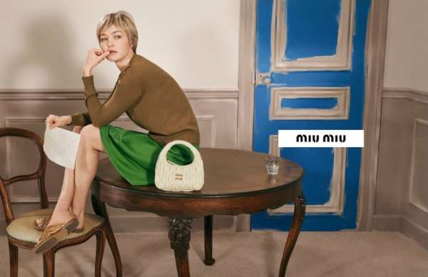 The 2026 @miumiu Leathergoods campaign shot...