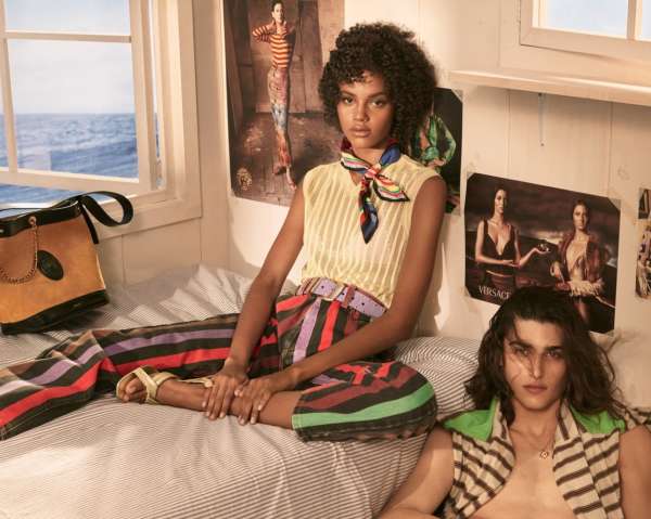 @versace La Vacanza shot by Steven Meisel