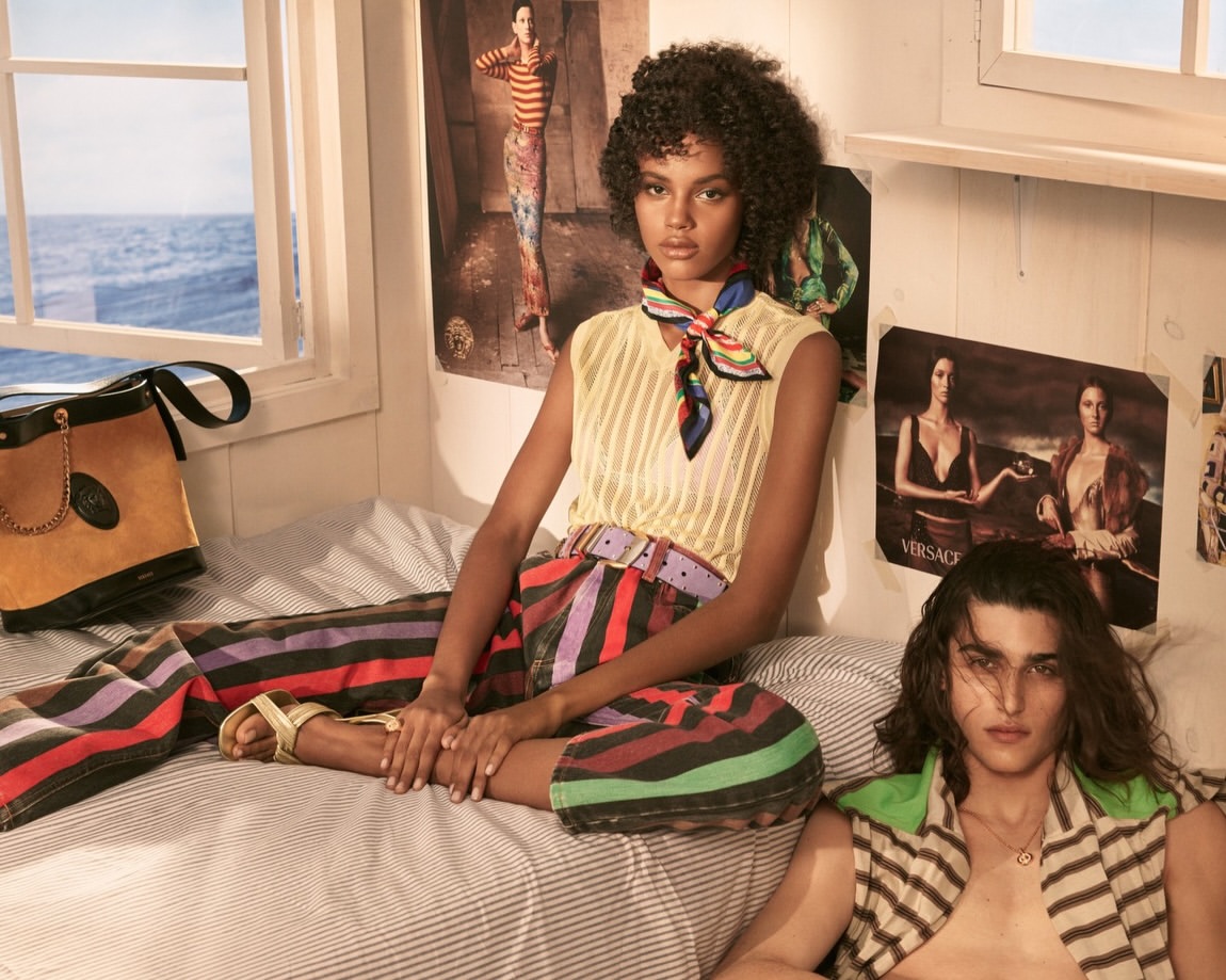 @versace La Vacanza shot by Steven Meisel