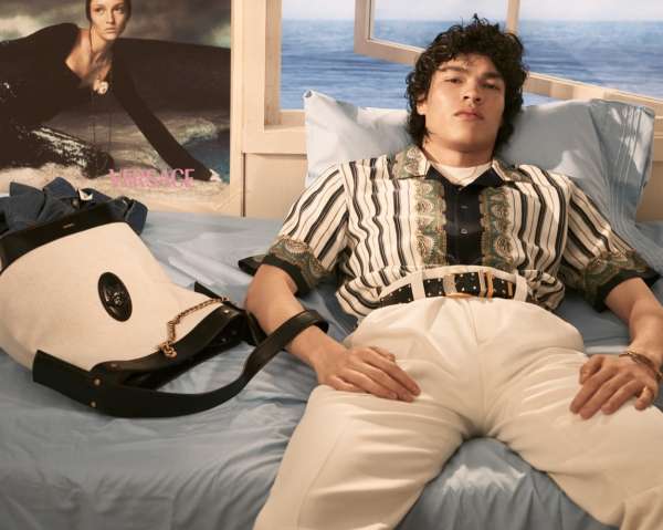 @versace La Vacanza shot by Steven Meisel