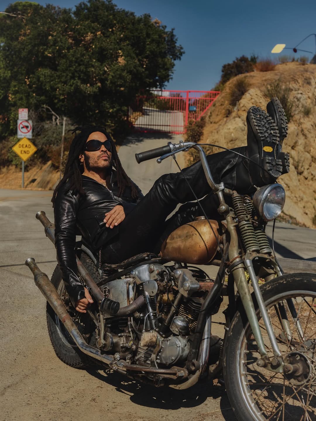 Pat Martin X Lenny Kravitz for Robb Report Oct. 25