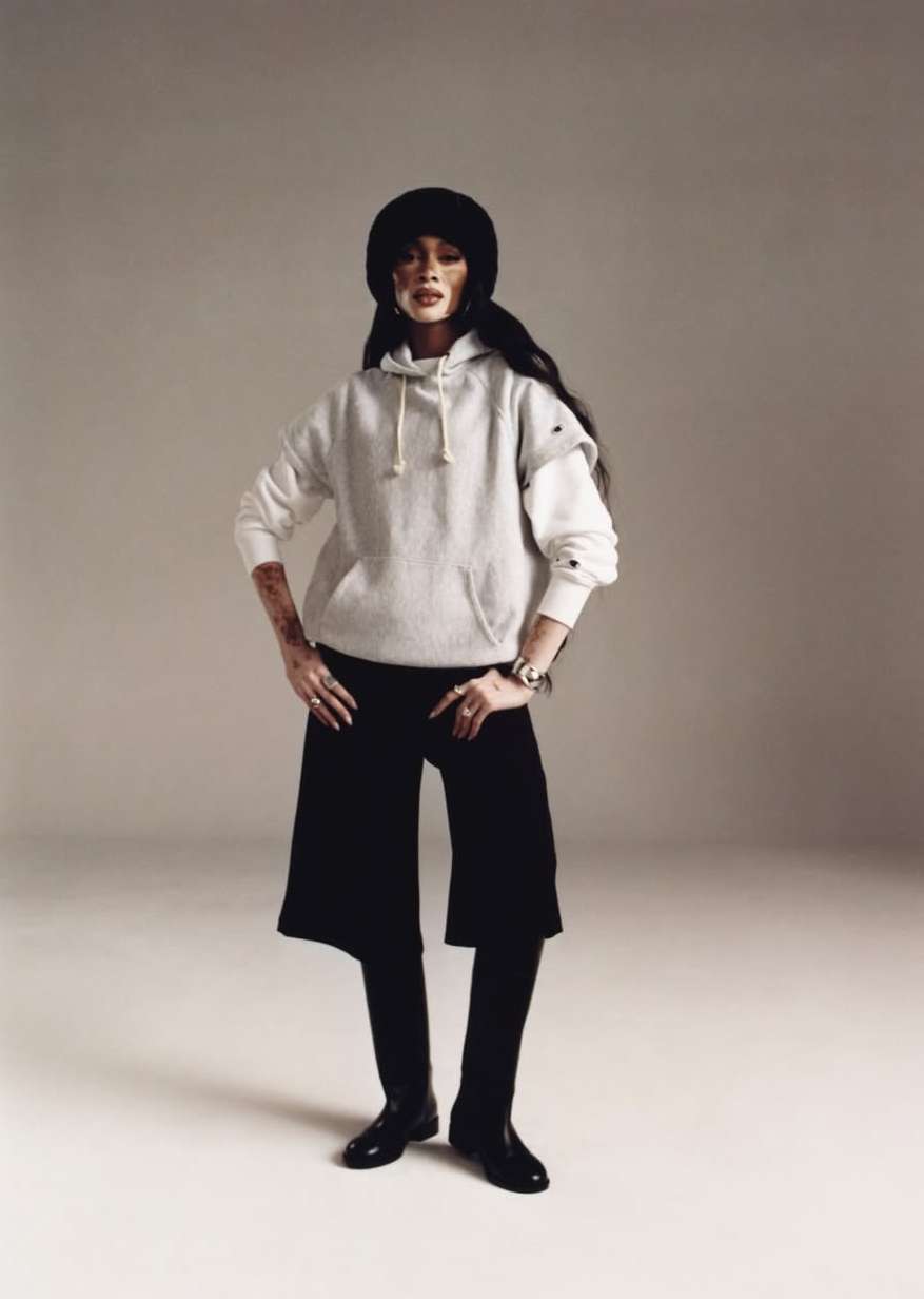 Darren Vargas X Winnie Harlow for Champion Apr. 26