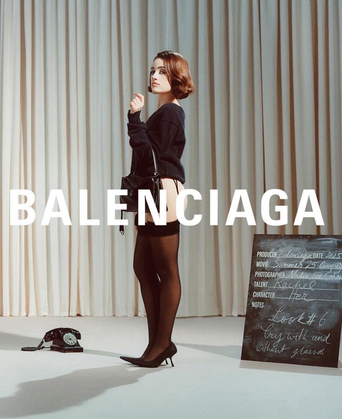 Shoot for @Balenciaga 
Director: @nadialeecohen
DOP: Daniel Landi
Art Director: @leonie.milleraichholz
Producer: @carlota.rdv
Assistant de prod: Marius Piperol
Post Prod. Coord: @joaquimlefox
Brand Image Officer@johanfleury
Set Designer: @manon_everhard
Set Designer Ass: @sassaannvanwyk
1st AD: @thierry_carvaillo
1st AC: @vincetoub
1st Light Ass: @christiannbragg
Digital Operator: @fsbrnl

Service provided :
at Studio Central
EQ