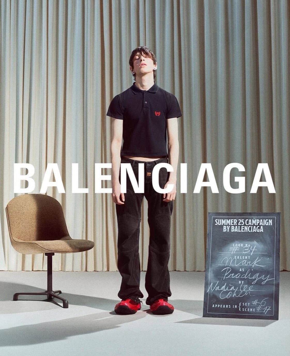 Shoot for @Balenciaga 
Director: @nadialeecohen
DOP: Daniel Landi
Art Director: @leonie.milleraichholz
Producer: @carlota.rdv
Assistant de prod: Marius Piperol
Post Prod. Coord: @joaquimlefox
Brand Image Officer@johanfleury
Set Designer: @manon_everhard
Set Designer Ass: @sassaannvanwyk
1st AD: @thierry_carvaillo
1st AC: @vincetoub
1st Light Ass: @christiannbragg
Digital Operator: @fsbrnl

Service provided :
at Studio Central
EQ