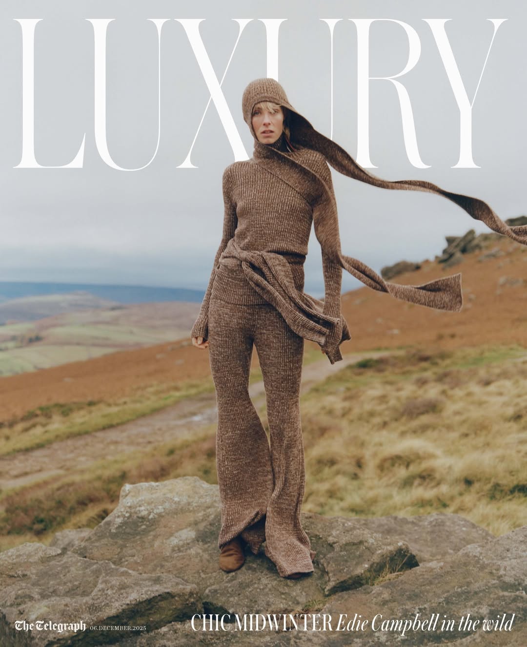Sam Wilson X Edie Campbell for Telegraph Luxury Jan. 26