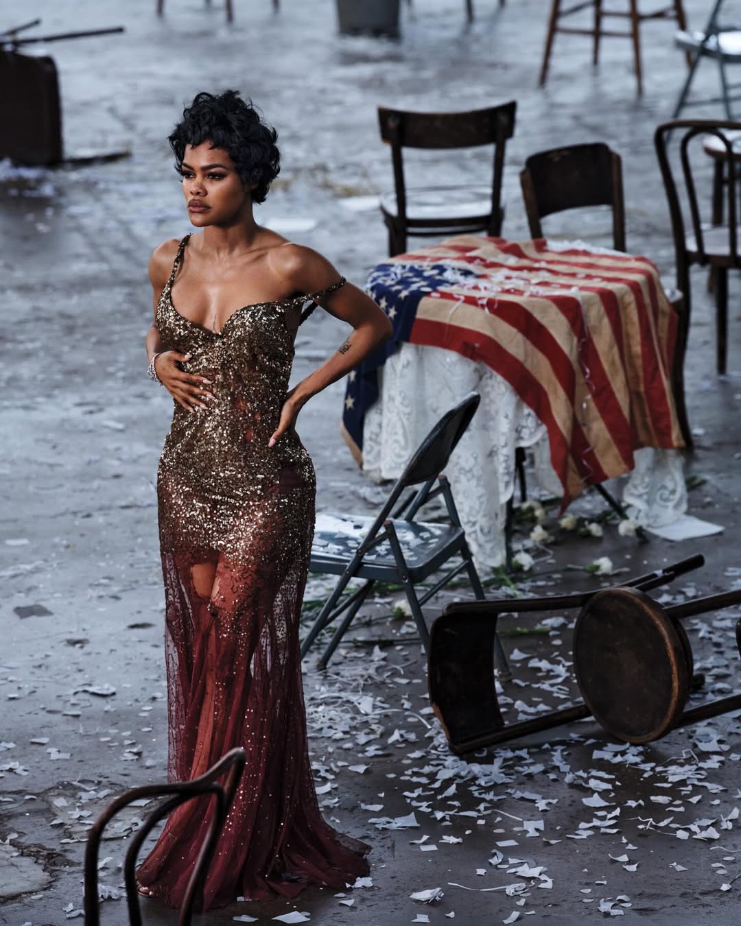 Ethan James Green X Teyana Taylor for Vanity Fair Jan. 26