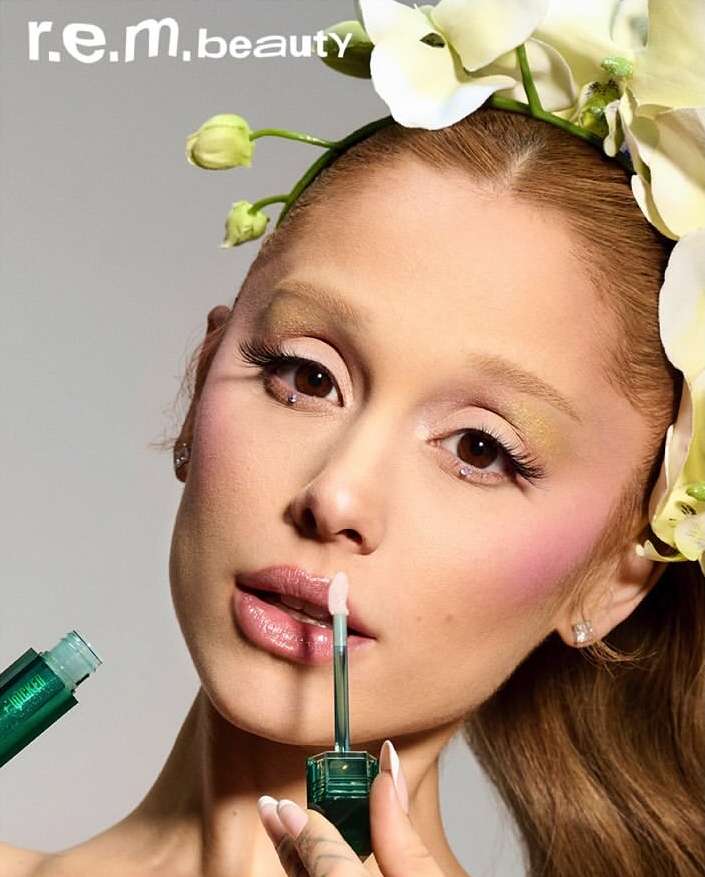 Alena Sazonova X Ariana Grande for R.E.M. Beauty Oct. 25