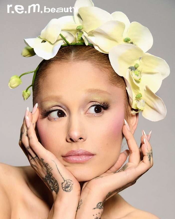 Alena Sazonova X Ariana Grande for R.E.M. Beauty Oct. 25