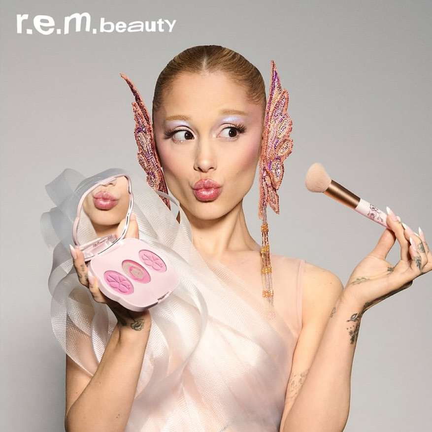 Alena Sazonova X Ariana Grande for R.E.M. Beauty Oct. 25