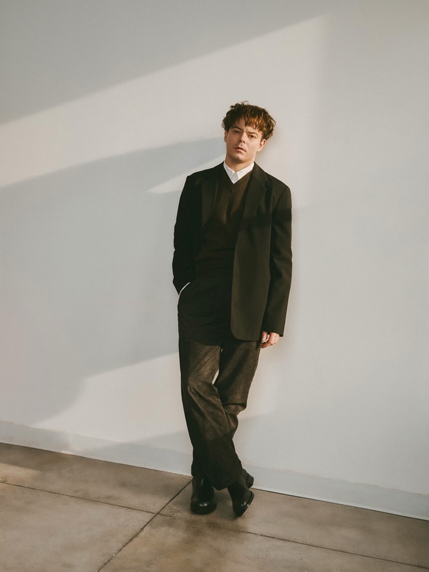 Julia Sariy X Charlie Heaton for GQ Feb. 26